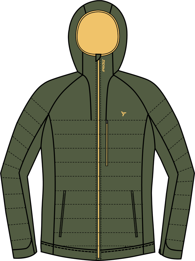 Herren winddichte isolierte Jacke MJ1142 Rutor