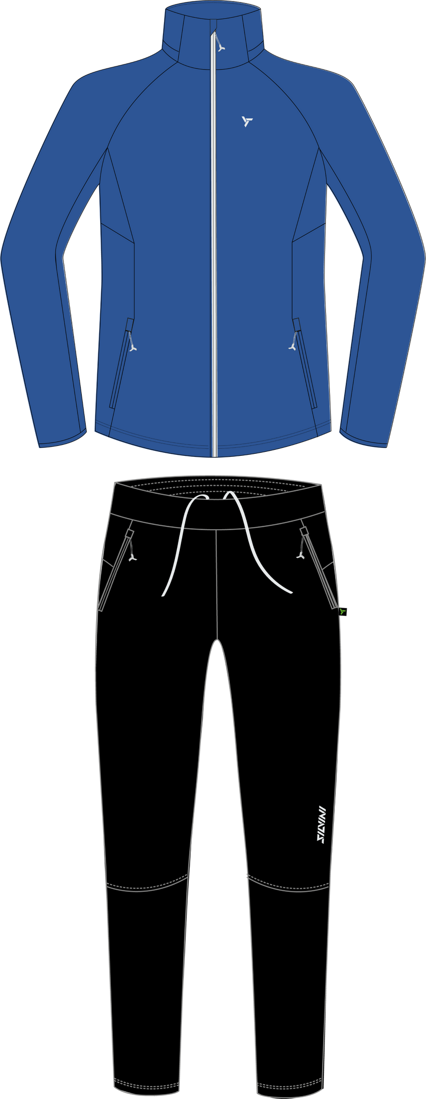 Herren Langlaufset XCM2501 Cassiano