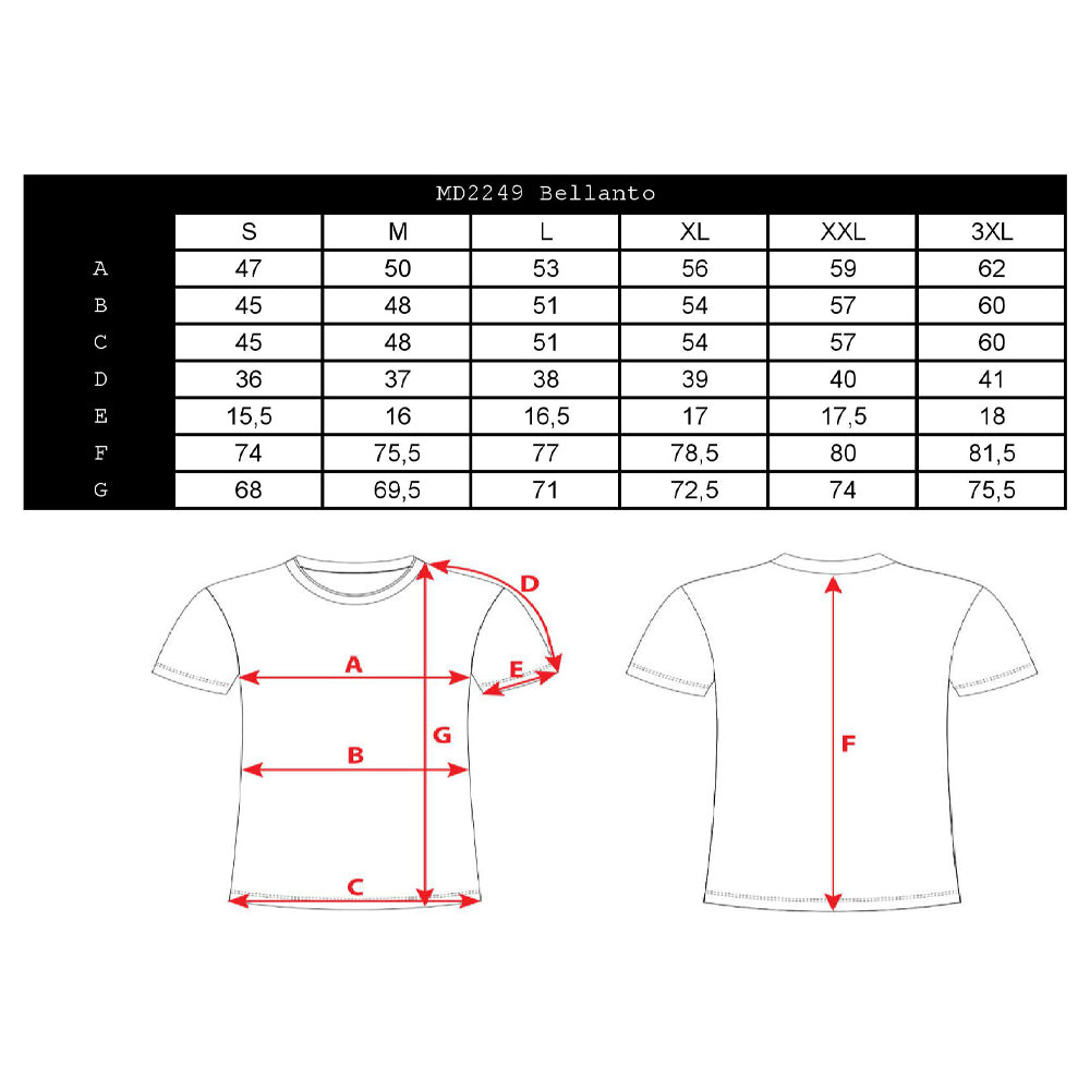 Herren Funktions-T-Shirt MD2249 Bellanto