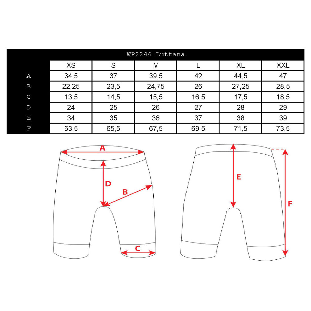 Damen 3/4 Shorts WP2246 Luttana
